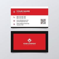 Creative and  Modern corporate business card design template vector