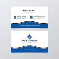 Creative and  Modern corporate business card design template vector