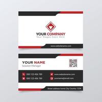 Creative and  Modern corporate business card design template vector