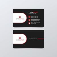 Creative and  Modern corporate business card design template vector