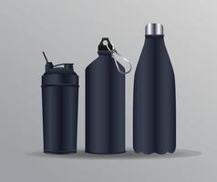 bottles products packings branding icons