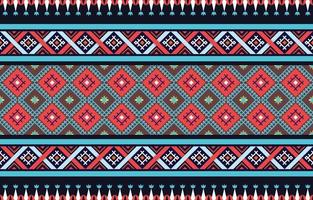 Abstract ethnic geometric pattern design for background or wallpaper pattern traditional Design for a background vector