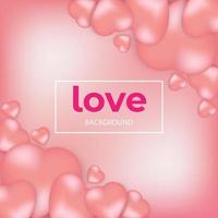 Valentine day abtract background vector