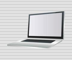 laptop computer portable digital device vector