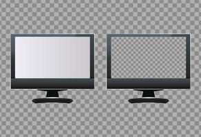 desktops computers monitors devices digital vector