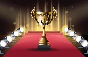 films awards trophy cup icon vector