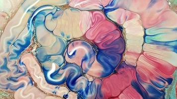 Abstract Water Paint Diffusion Explode Art video