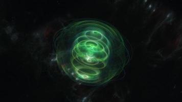 Twisted Glowing Green Unidentified Spinning Plasma Object Loop video