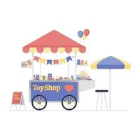 Toy Shop design vector