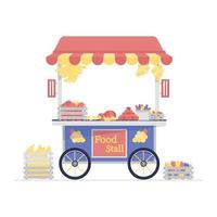 Food Stall Burger vector