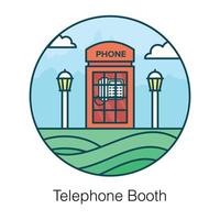 Telephone Booth Public call