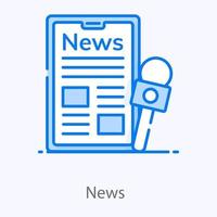 News icon design vector