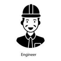 Engineer  of construction worker vector