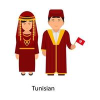 Tunisian Apparel  wearing vector