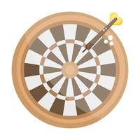 Design of Dartboard vector