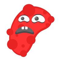 Microbe  Facial Expression vector
