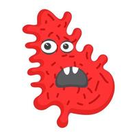Microbe  Facial Expression vector
