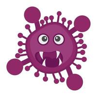 Microbe  Facial Expression vector