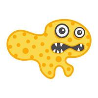 Microbe  Facial Expression vector