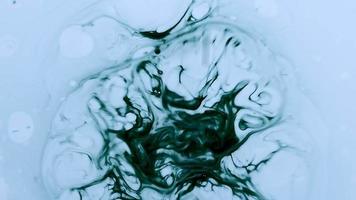 Abstract Water Paint Diffusion Explode Art video