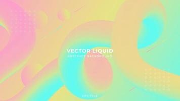 Elegant fluid abstract background vector