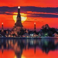 Wat Arun temple in Bangkok  Thailand
