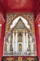 Templo de mármol en Bangkok foto
