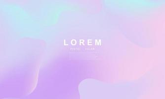 abstract modern shapes colorful Pastel liquid creative minimalist postcard or brochure cover design gradient background vector