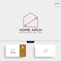 home MEASURING or MEASUREMENT logo template vector illustration icon element isolated vector