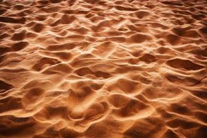 Rippled shiny sand natural pattern photo