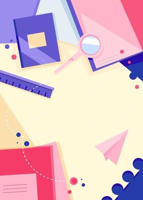 Poster template with different notebooks