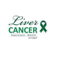 Liver Cancer Awareness Month vector