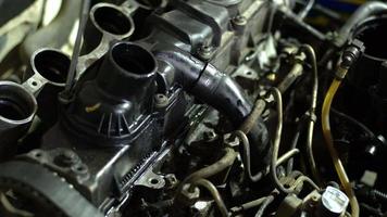 Car Engine Repair At Repair Shop