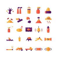 Politic icon set vector flat for website mobile app presentation social media Suitable for user interface and user experience