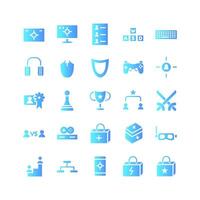 Sport Tournament icon set vector gradient for website mobile app presentation social media Suitable for user interface and user experience