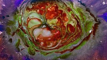 Abstract Water Paint Diffusion Explode Art video