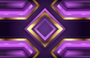 Lavender and Golden Diamond Background vector