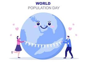 World Population Day Illustration vector