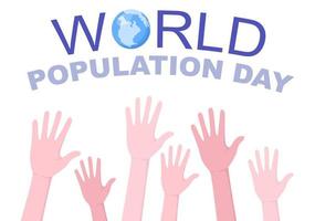 World Population Day Illustration vector