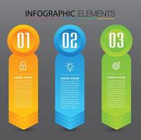 modern text box template banner Infographics vector