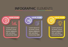 infografía de banner de plantilla de cuadro de texto moderno vector