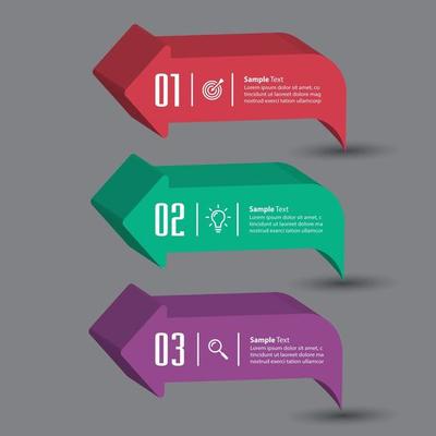 modern text box template banner Infographics