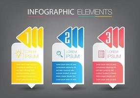 modern text box template banner Infographics vector