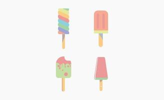 helado verano icono clipart diseño vectorial