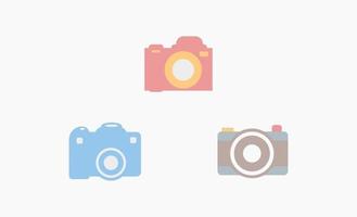 set of Camera Clipart Vector Design Isolated