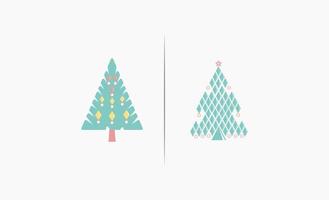 vector de diseño de icono de árbol de navidad