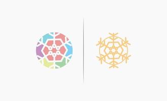 Snowflake icon design vector