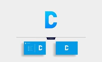 letter DC  minimal logo design vector