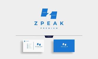 Letter Z Chat Speak Logo design vector illustration