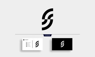 initial S Logo Monogram Design Vector illustration